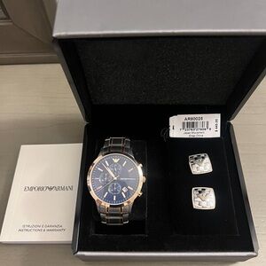 Emporio Armani Men's Chronograph Two-Tone Stainless Steel Watch AR80025